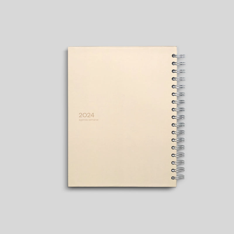 Agenda 2024 Cream Hard Cover