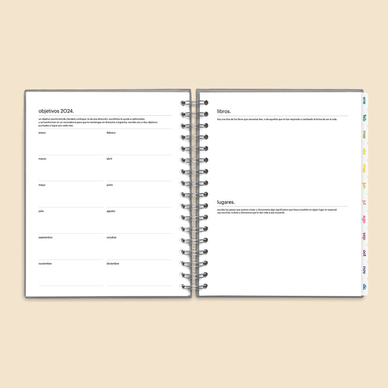 Agenda 2024 Cream Hard Cover