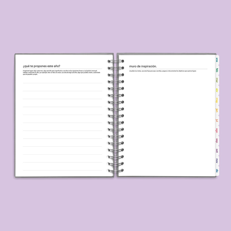 Agenda 2024 Lavanda Hard Cover