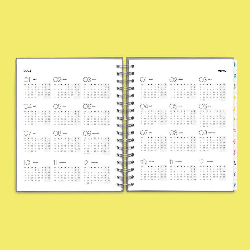 Agenda 2024 Lime Hard Cover