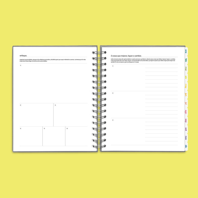 Agenda 2024 Lime Hard Cover