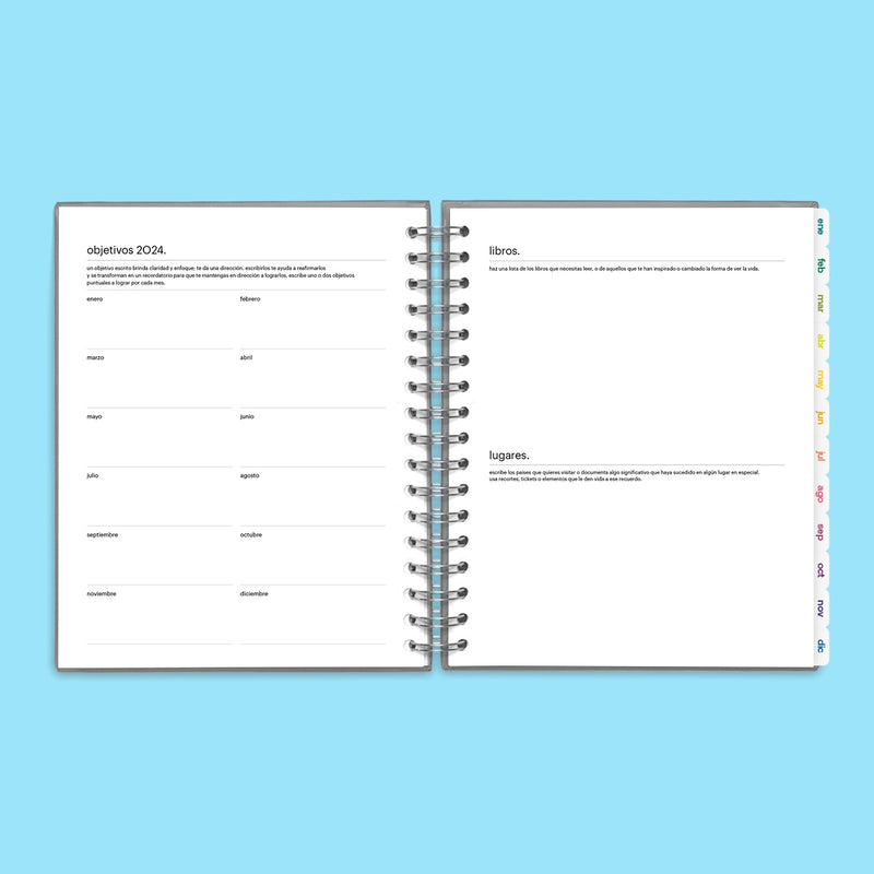 Agenda 2024 Ocean Hard Cover