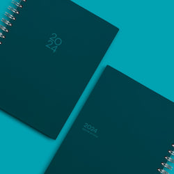 Agenda 2024 Teal Hard Cover