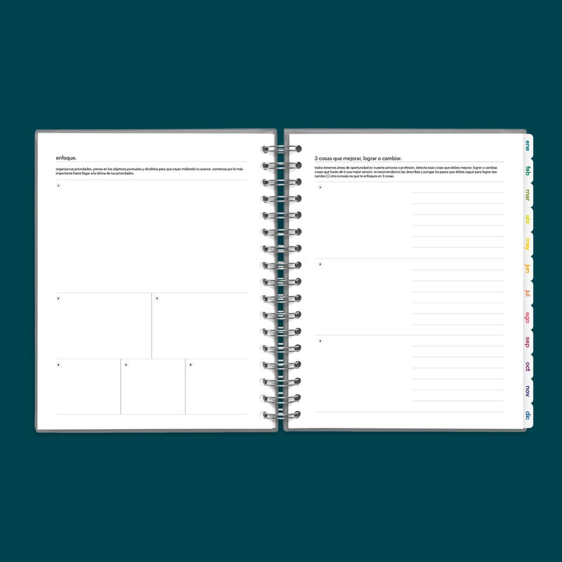 Agenda 2024 Teal Hard Cover