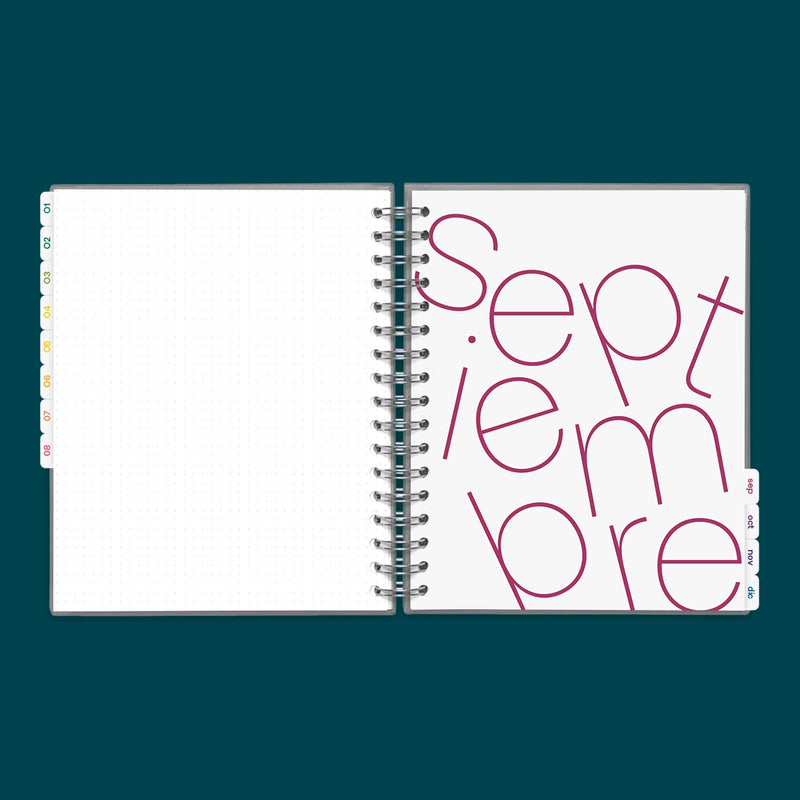 Agenda 2024 Teal Hard Cover