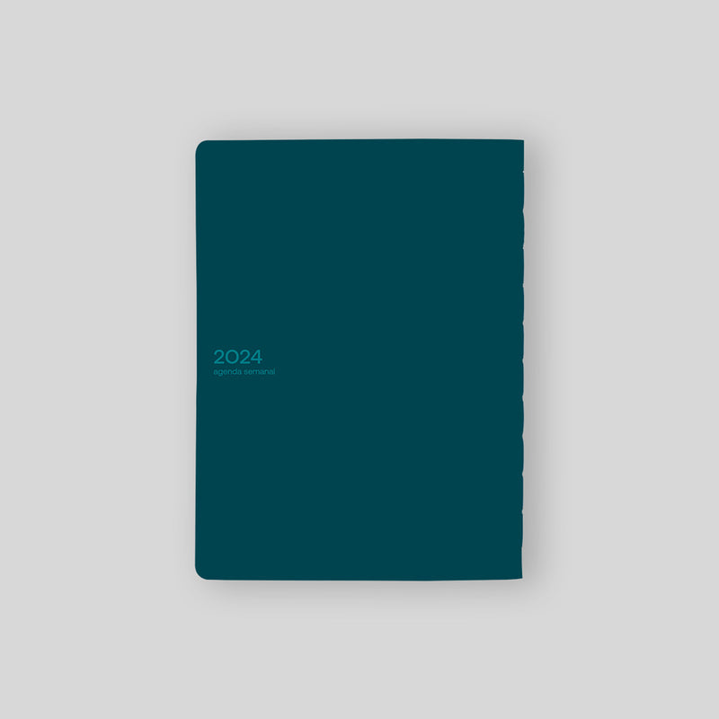 Agenda 2024 Teal Soft Touch