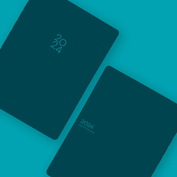 Agenda 2024 Teal Soft Touch