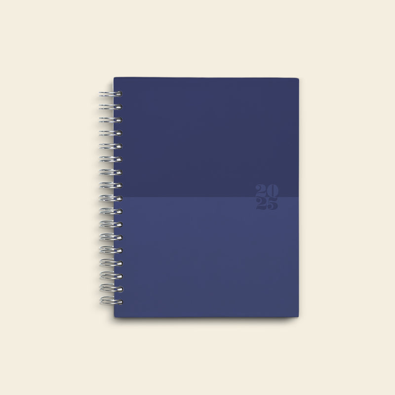 Agenda 2025 Azules Hard Cover