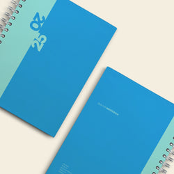 Agenda 2025 Azul Aqua Hard Cover