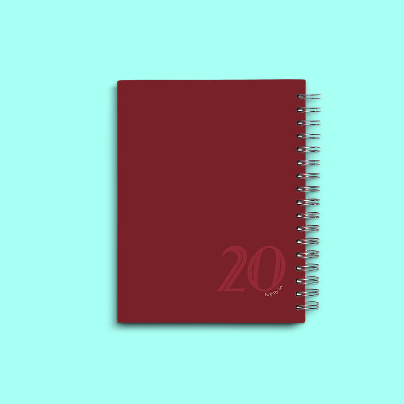 Agenda 2026 Granate Hard Cover