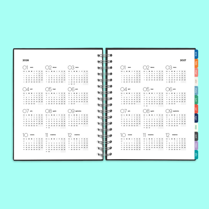 Agenda 2026 Granate Hard Cover
