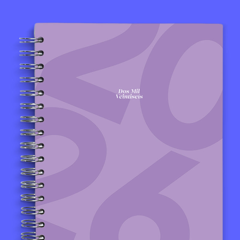 Agenda 2026 Onda Lila Hard Cover