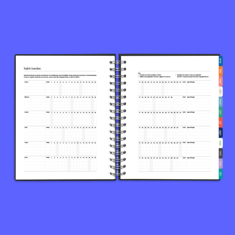Agenda 2026 Onda Lila Hard Cover