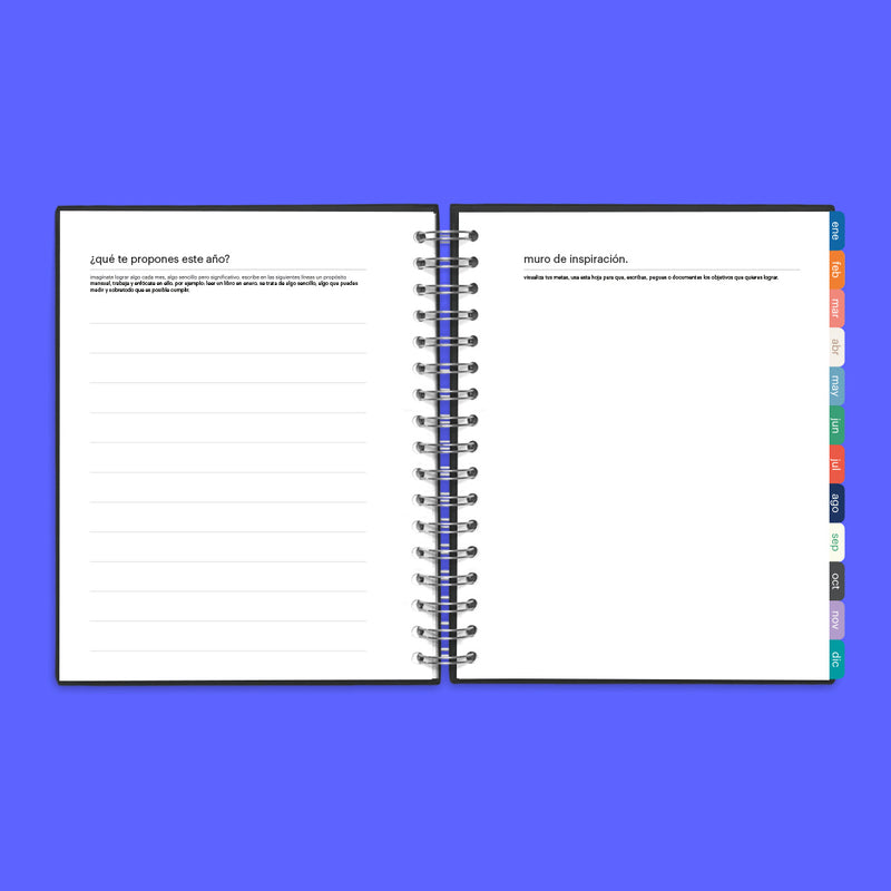 Agenda 2026 Onda Lila Hard Cover