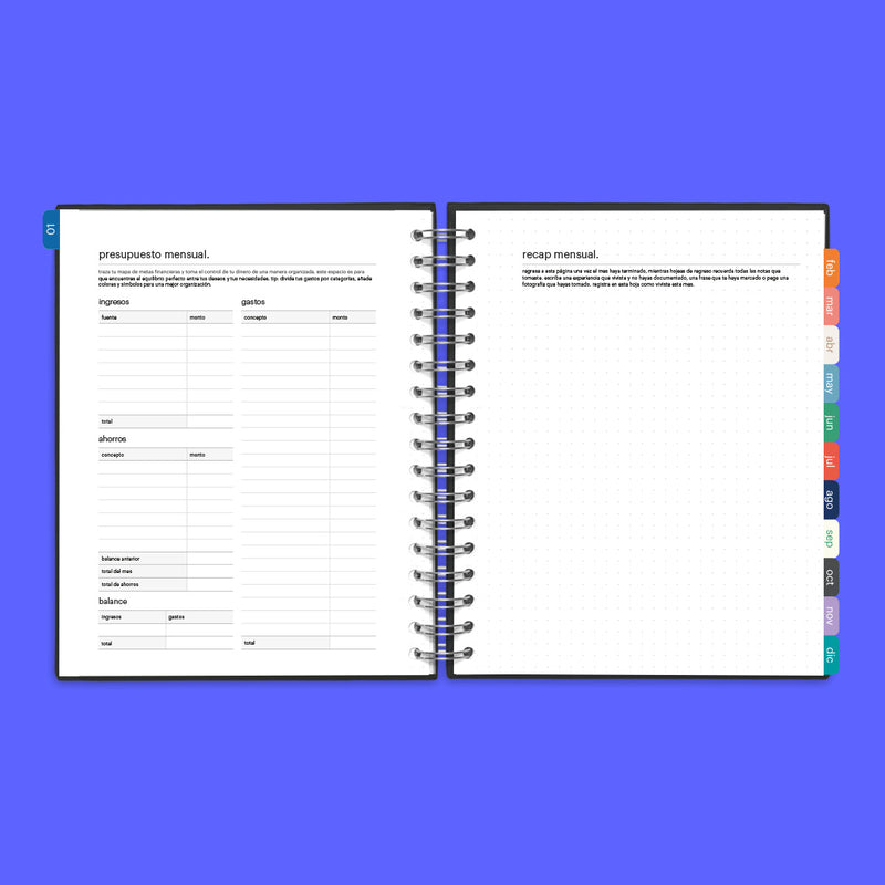 Agenda 2026 Onda Lila Hard Cover