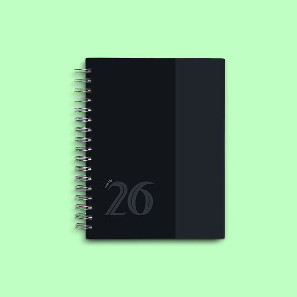 Agenda 2026 Onyx Hard Cover