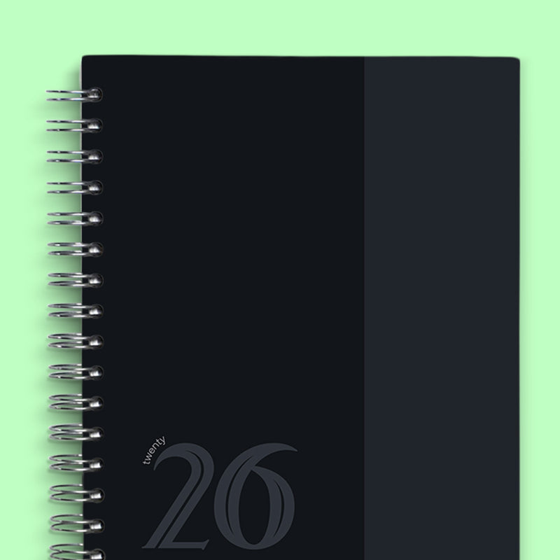 Agenda 2026 Onyx Hard Cover