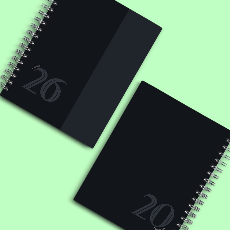 Agenda 2026 Onyx Hard Cover