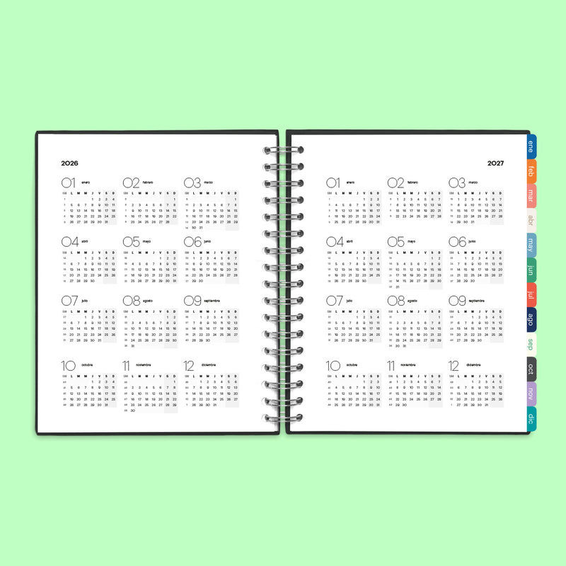 Agenda 2026 Onyx Hard Cover