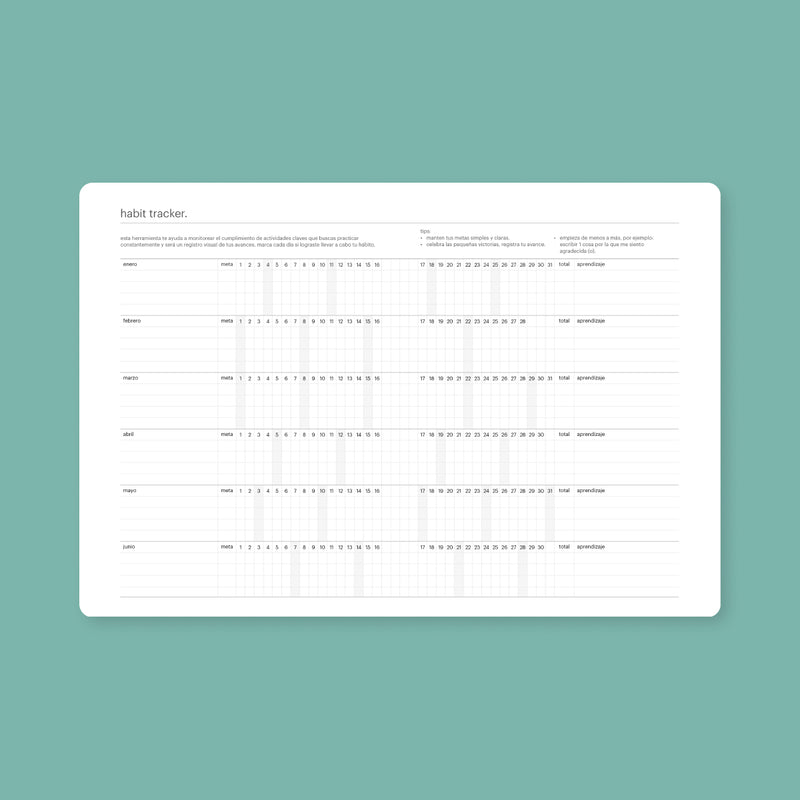 Agenda 2026 Cuarzo Personalizable