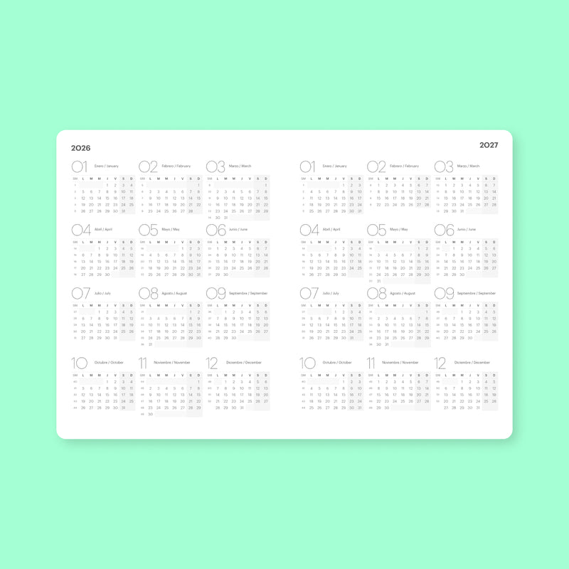 Agenda 2026 B&W Personalizable