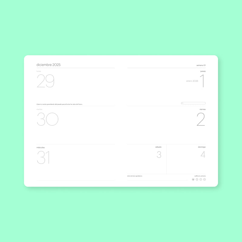 Agenda 2026 B&W Personalizable