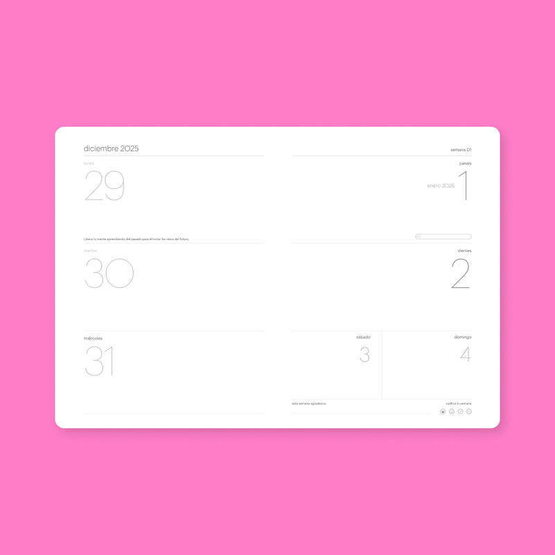Agenda 2026 Chroma Personalizable