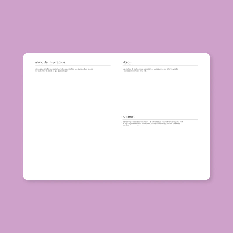 Agenda 2026 Destello Personalizable