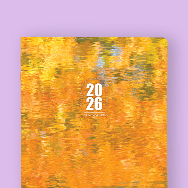 Agenda 2026 Impresionismo Personalizable