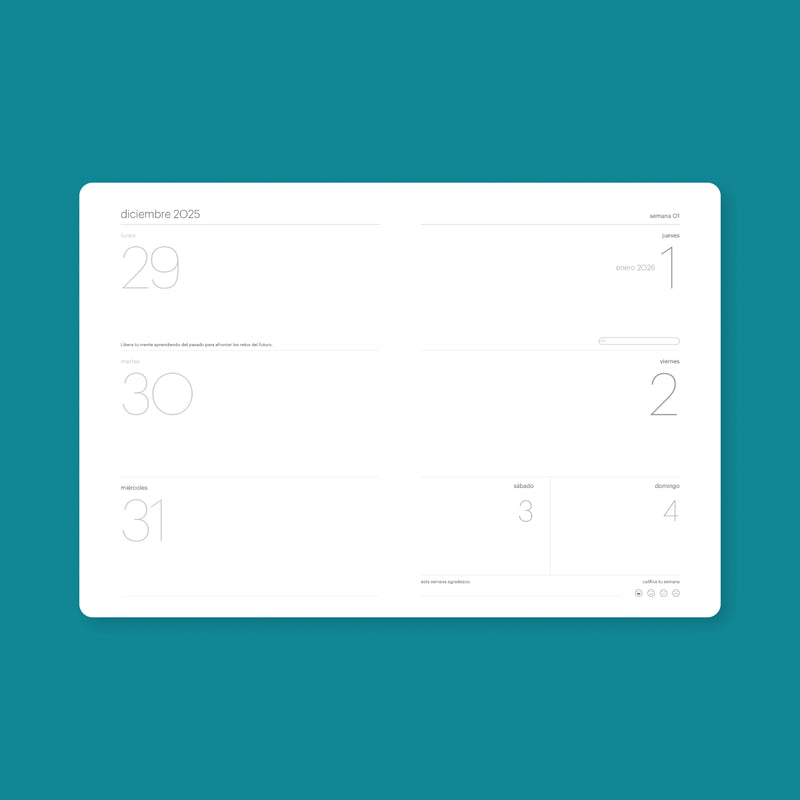 Agenda 2026 Mondrian Personalizable