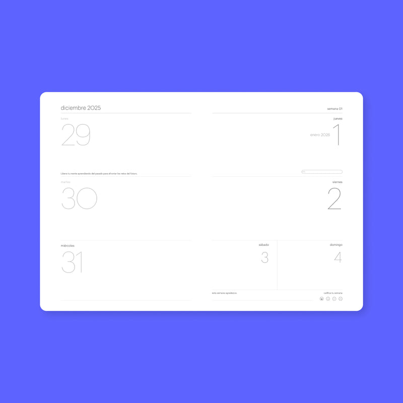 Agenda 2026 Purple Personalizable