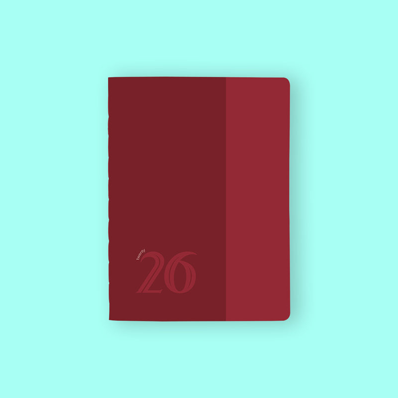 Agenda 2026 Granate Only Soft Touch