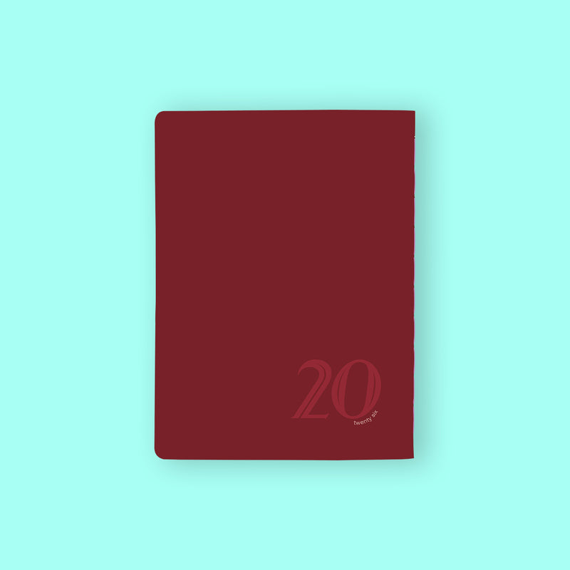 Agenda 2026 Granate Only Soft Touch