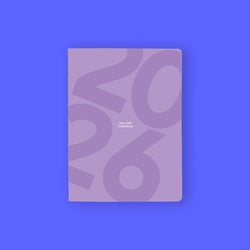 Agenda 2026 Onda Lila Soft Touch