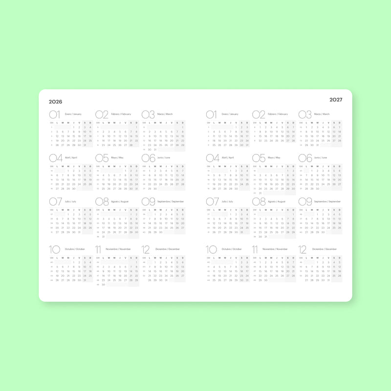Agenda 2026 Onyx Soft Touch