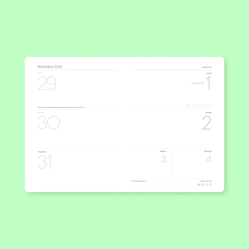 Agenda 2026 Onyx Soft Touch
