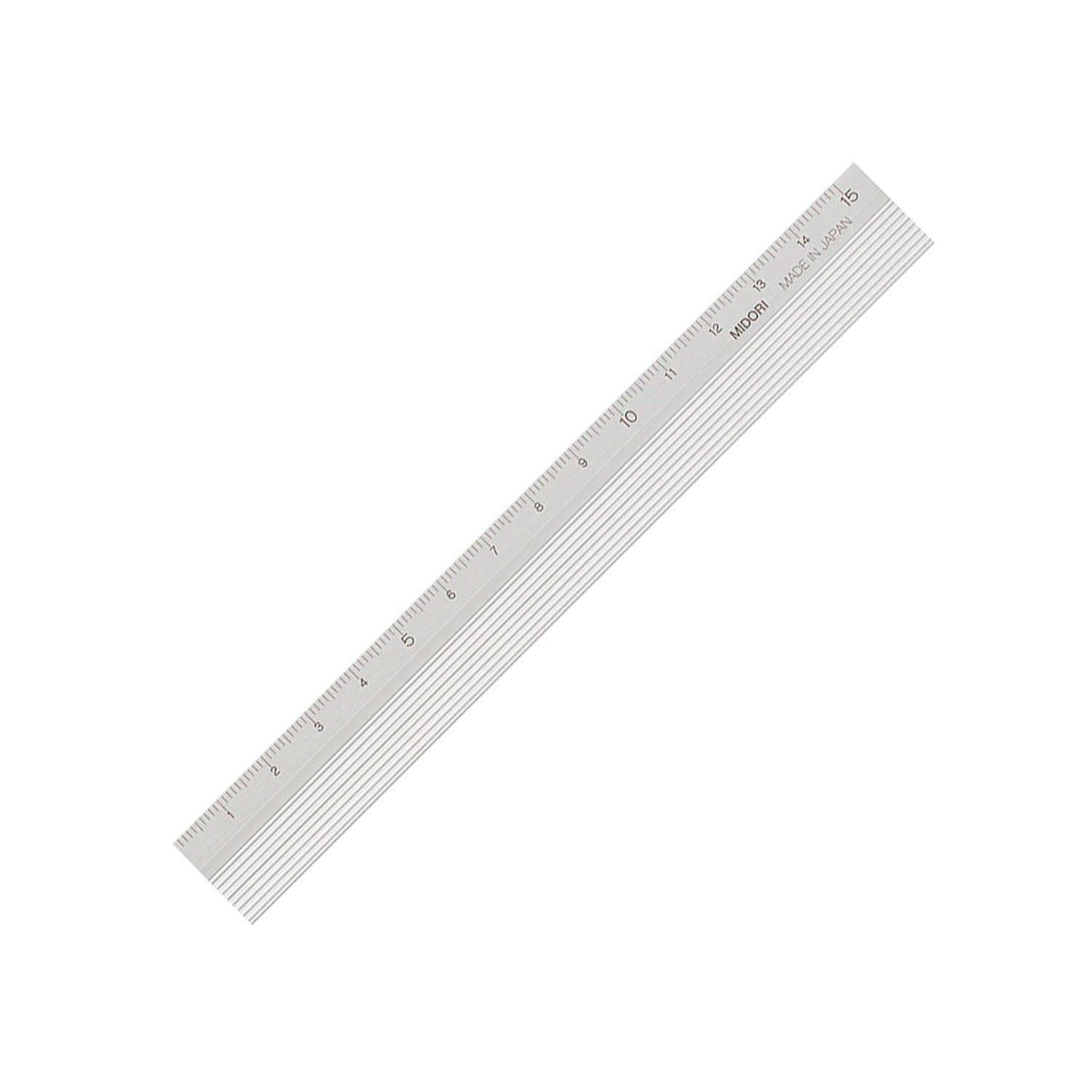 Midori Aluminum Ruler Silver – La Libretería