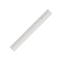 Midori Aluminum Ruler Silver