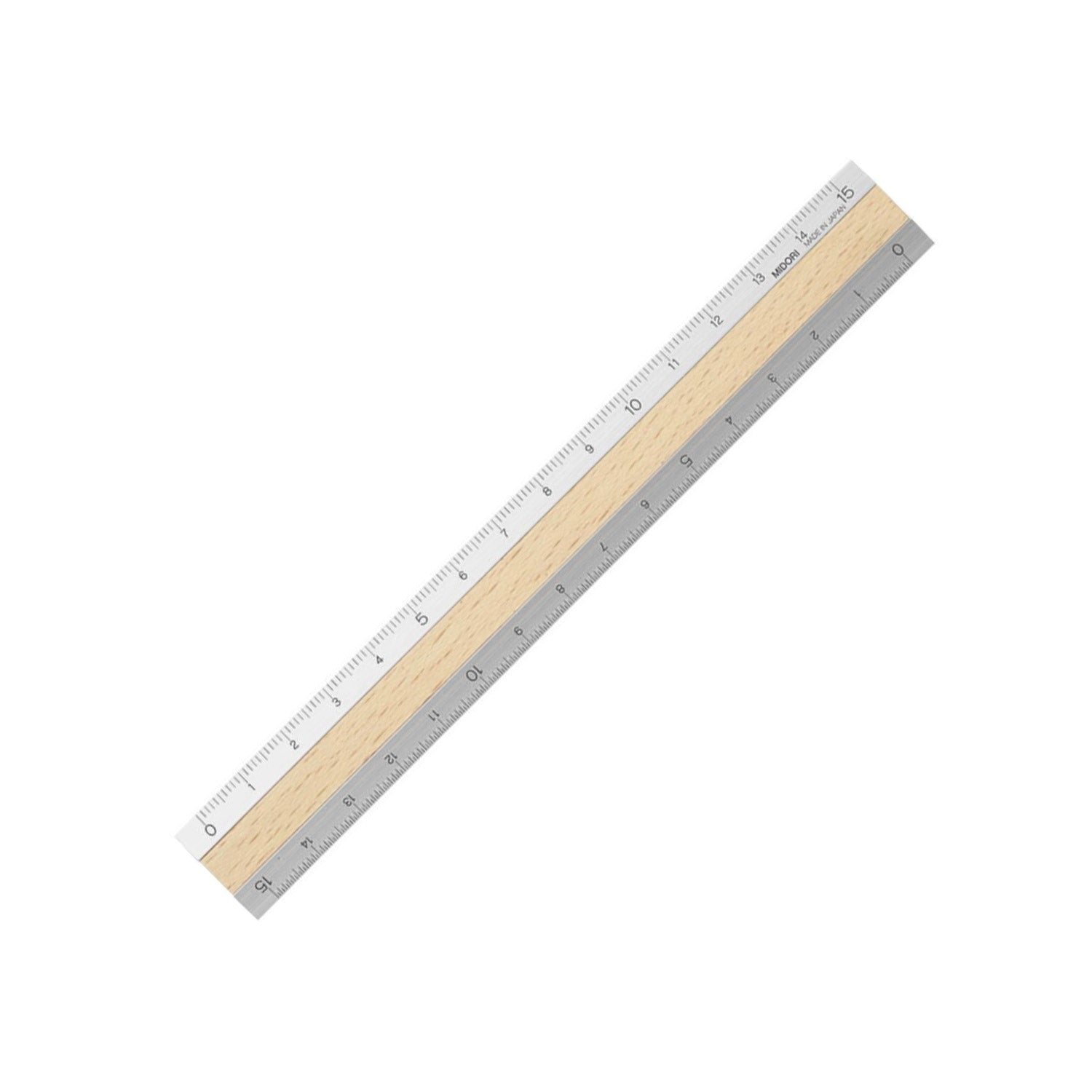 Midori Aluminum Wooden Ruler – La Libretería