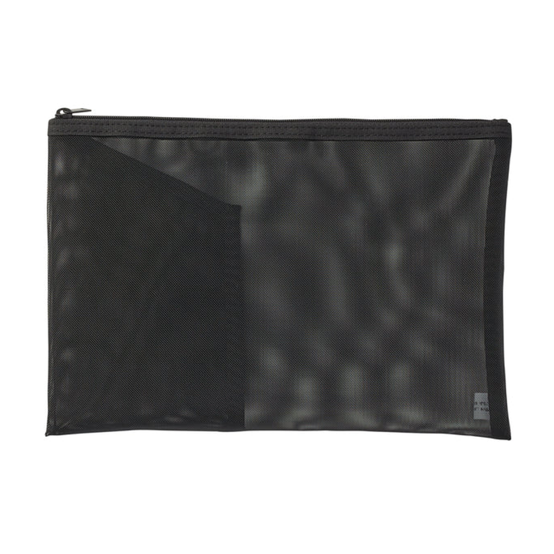 Muji - Nylon Mesh Pouch with Pocket