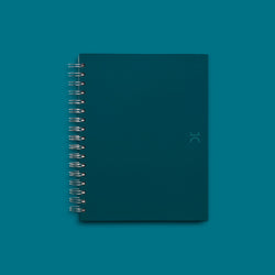 Libreta Planorama Arillo - Verde Azulado