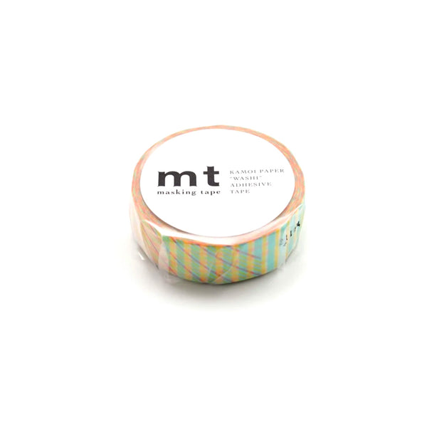 MT Washi Tape Stripe Checked Red