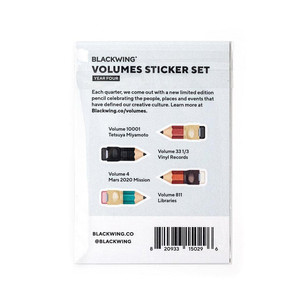 Blackwing Volumes Sticker Set Año 4 – La Libretería