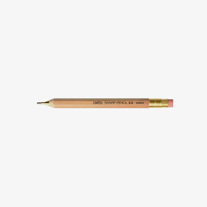 Ohto Wooden Mechanical Pencil Lead Holder - 2.0 mm