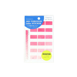 Hightide See Through Index Sticker - Pink