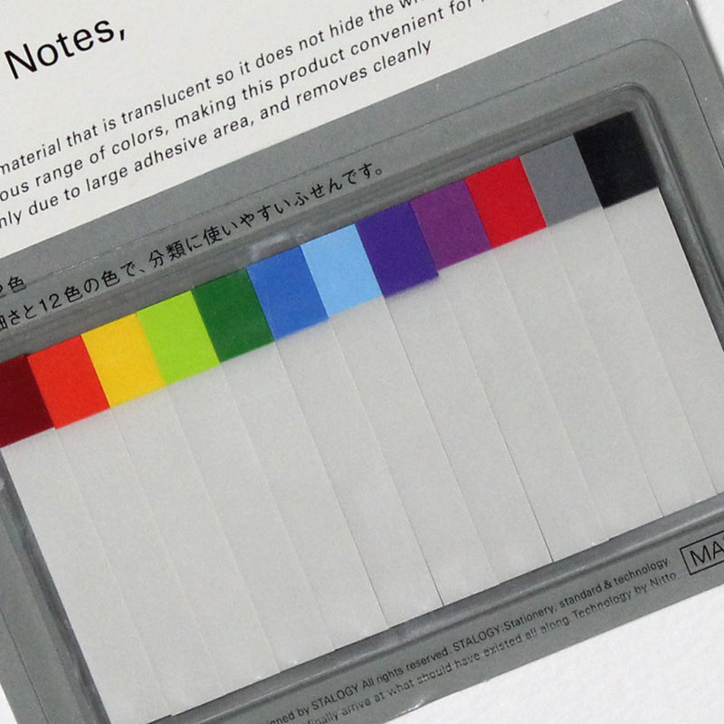 Stálogy - Thin Sticky Notes - 12 colores