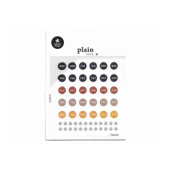 Suatelier Translucent Planner Stickers - Plain Shapes 28