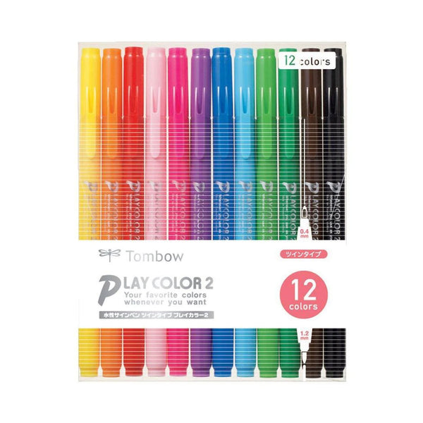 Tombow Play Color 2 - Set de 12 Colores
