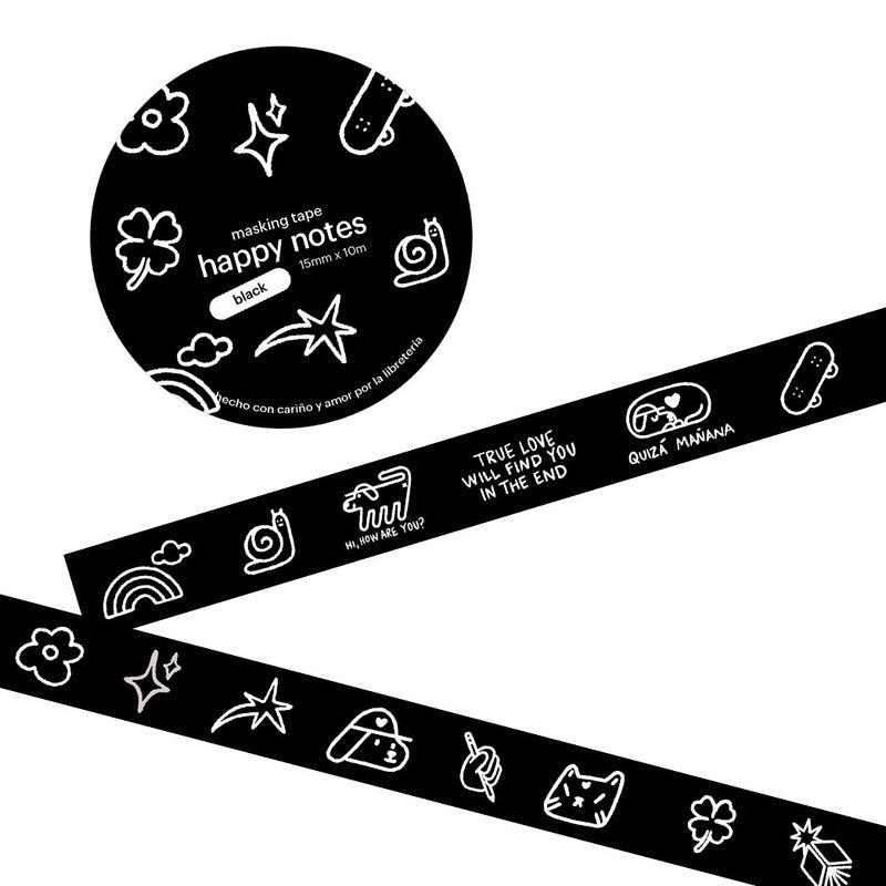 Washi Tape Pop Black